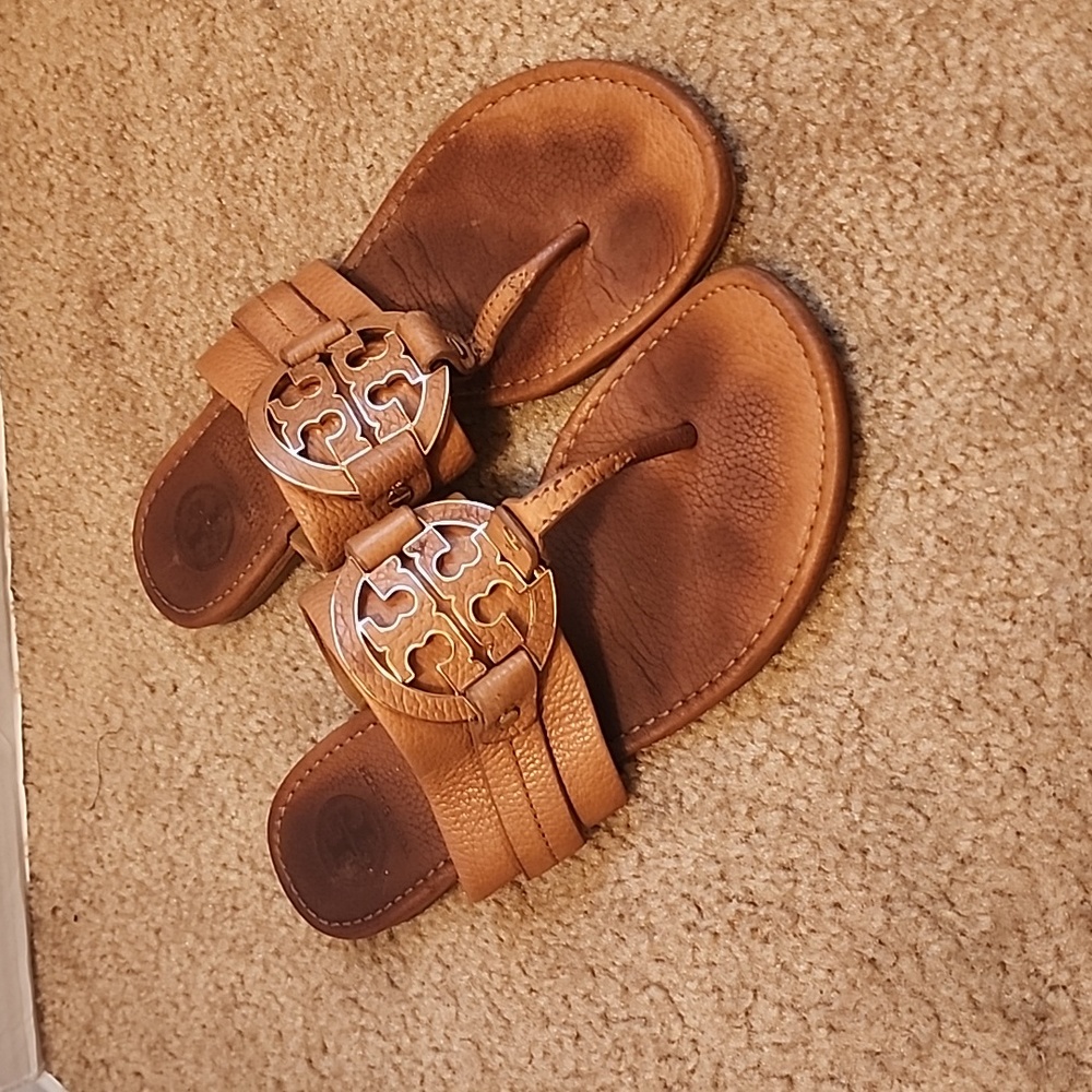 Tory Burch Tan Amanda Sandals